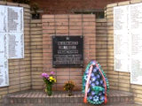 Мемориальная доска жертвам фашизма в период временной оккупации города и района 1942-1943 гг.